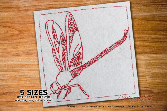 A Designer's Hands-On Review of the Beautiful Dragonfly Embroidery File
