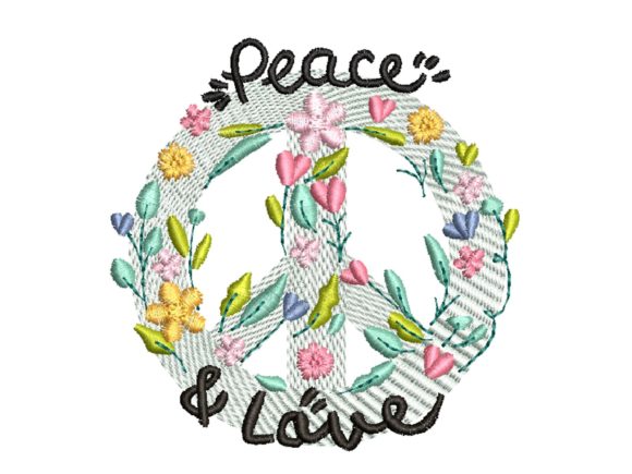 A Designer’s Practical Review of the Peace and Love Embroidery Design