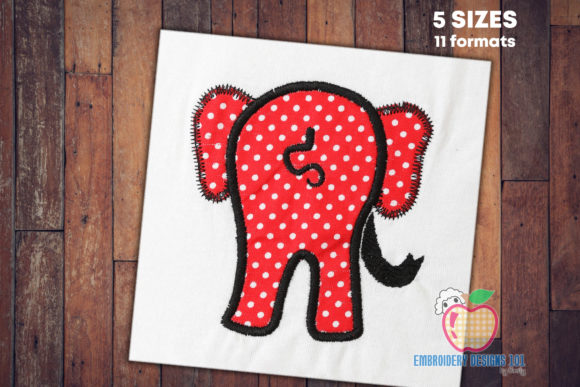 A Sweet Cartoon Elephant Design for Personalized Gifts
