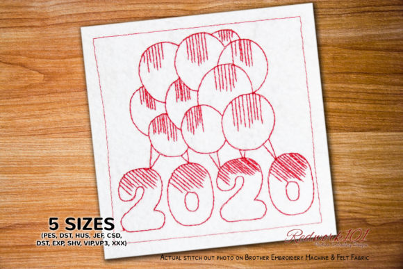 A Warm Review of the Balloons 2020 Embroidery Design