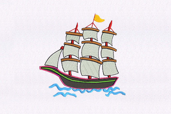 Crafting a Boutique Sweatshirt with the Ship Applique Design