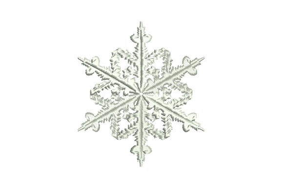 Elegant Christmas Snowflake Embroidery for Boutique Apparel