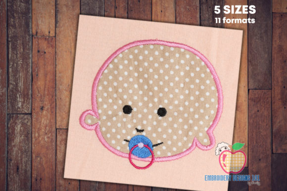 Embroidery Review: Cute Baby with Nipple Applique Design