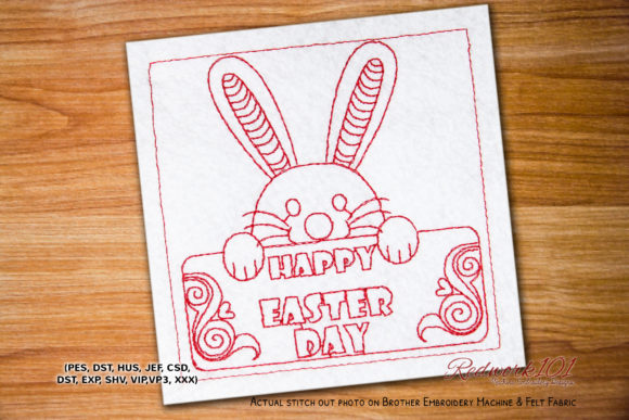Evaluating the Happy Easter Day Embroidery Design