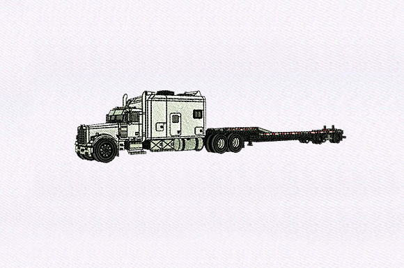 Evaluating the Trailer Truck Embroidery Design for Your Shop