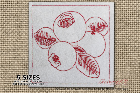 Juicy Blueberry Embroidery for Cozy Seasonal Projects