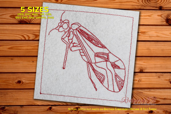Psocoptera Redwork: A Designer's Review for Business Merch