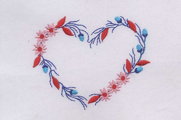 Red Blue Heart: A Warm Embroidery Review for Personalized Gifts