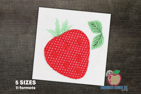 Strawberry with Leaf Applique: A Sweet Gift Designer's Review