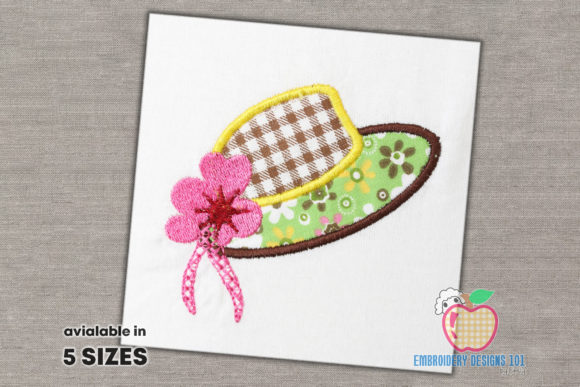 Summer Female Hat with Flower Embroidery Design Review