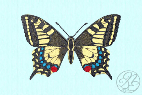 Swallowtail Butterfly Embroidery for Beautiful Gifts