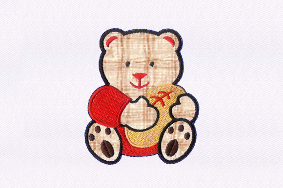 Teddy Bear Applique: A Cute and Classic Craft Fair Standout