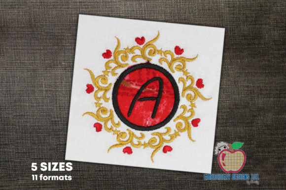 The Elegant Charm of the Round Floral Frame Design